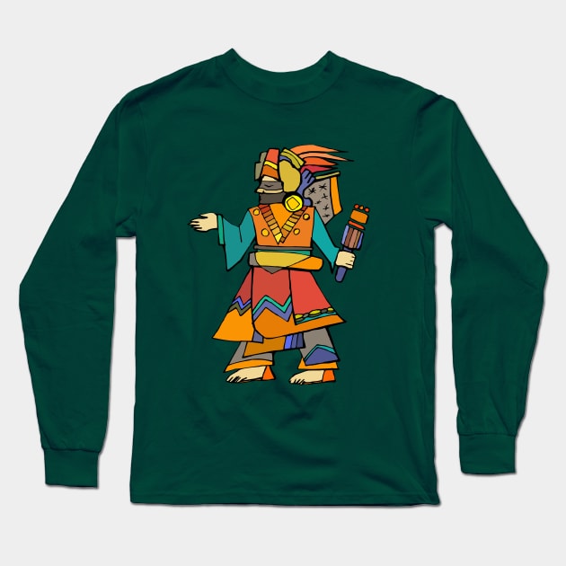 Ancient Egyptian Painting - Dancer Long Sleeve T-Shirt by PatrioTEEism